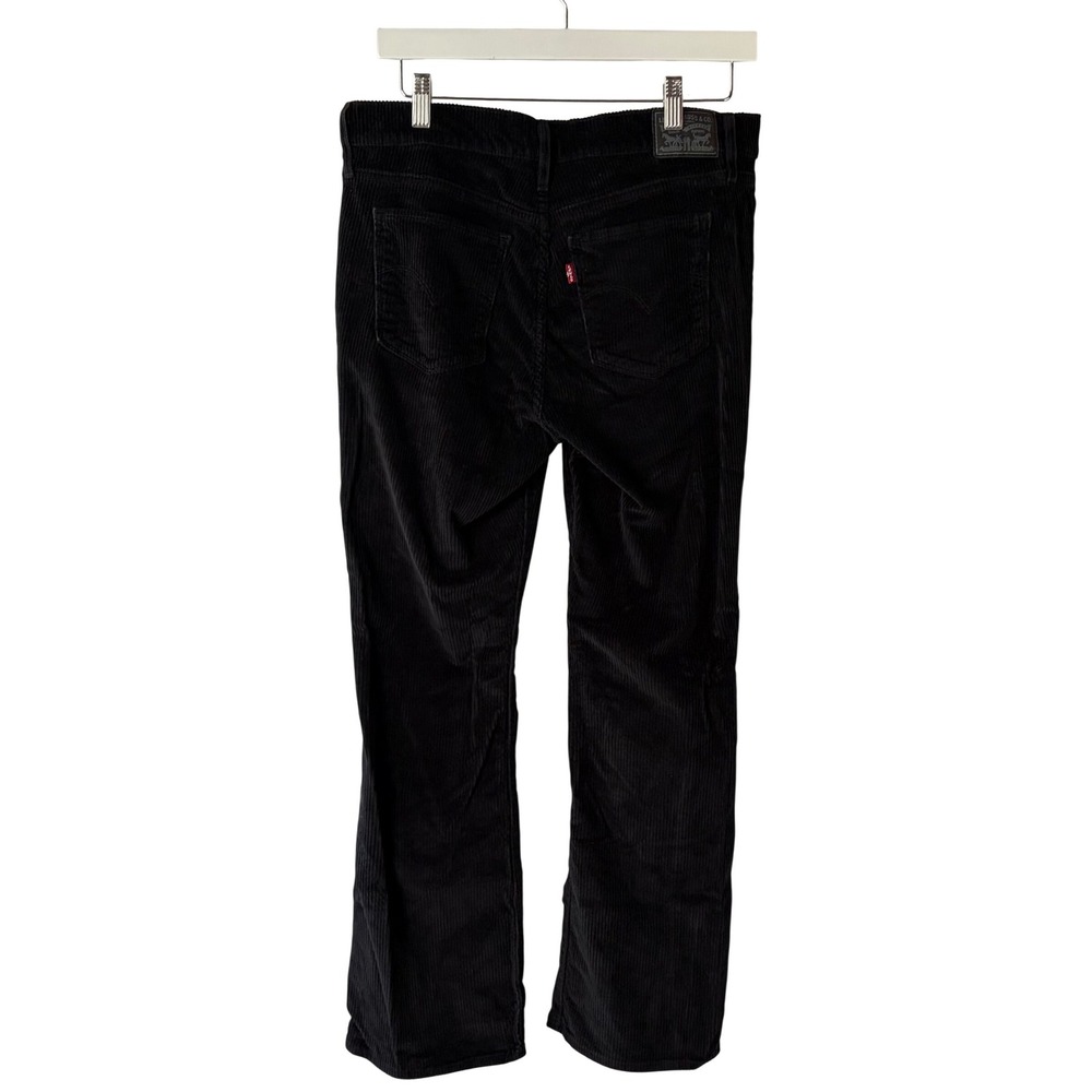 Levi's Black Corduroy Pants Mens 31x30 Slim Fit Stretch 5 Pocket Casual - Picture 14 of 14